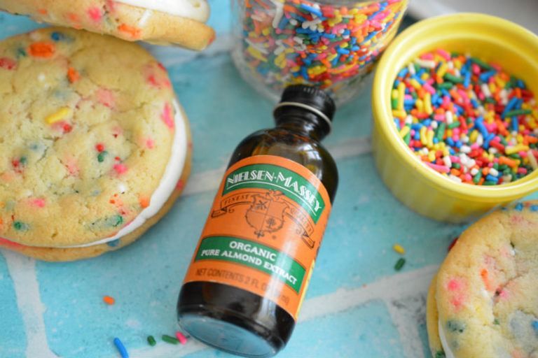 Sprinkle Sandwich Cookies with Almond Buttercream Sweet Things By